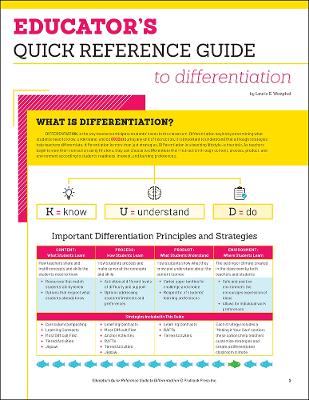 Educator's Quick Reference Guide to Differentiation book