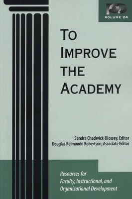 To Improve the Academy by Sandra Chadwick-Blossey