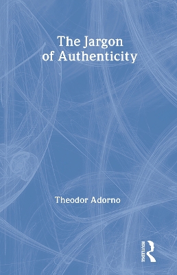 The Jargon of Authenticity book