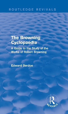 The Browning Cyclopaedia by Edward Berdoe