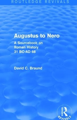 Augustus to Nero by David Braund