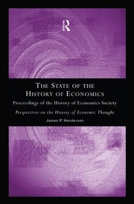 State of the History of Economics book