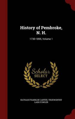 History of Pembroke, N. H. book