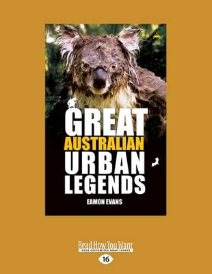 Great Australian Urban Legends book