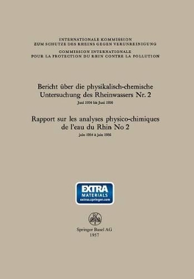 Bericht über die physikalisch-chemische Untersuchung des Rheinwassers Nr. 2 / Rapport sur les analyses physico-chimiques de l’eau du Rhin No 2 book