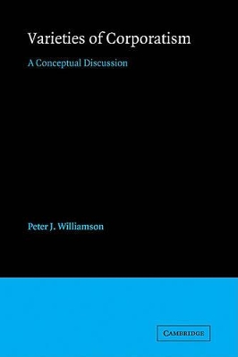 Varieties of Corporatism book
