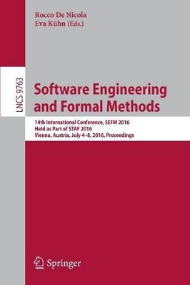 Software Engineering and Formal Methods book