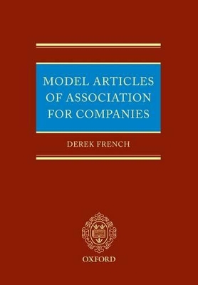 Model Articles of Association for Companies book