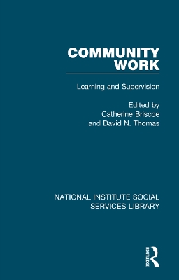 Community Work: Learning and Supervision book