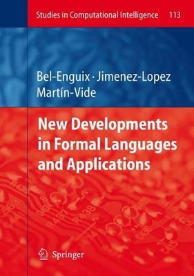 New Developments in Formal Languages and Applications book