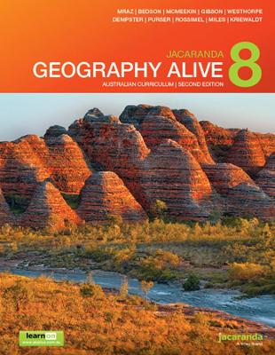 Jacaranda Geography Alive 8 Australian Curriculum 2E LearnON & Print book