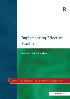 Individual Education Plans Implementing Effective Practice book