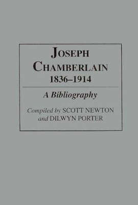 Joseph Chamberlain, 1836-1914 book