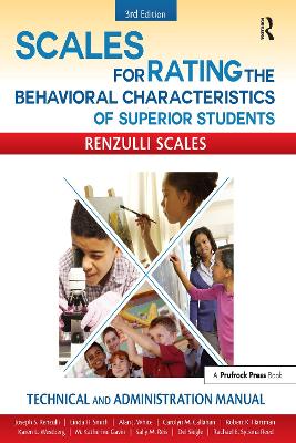 Scales for Rating the Behavioral Characteristics of Superior Students: Technical and Administration Manual book