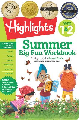 Summer Big Fun Workbook Bridging Grades 1 & 2: Summer Before Second Grade Prep Workbook for Spelling, Reading Comprehension, Language Arts and More book