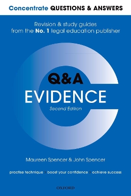 Concentrate Questions and Answers Evidence: Law Q&A Revision and Study Guide book