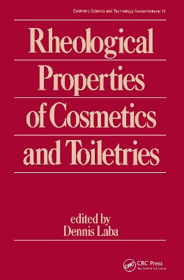 Rheological Properties of Cosmetics and Toiletries book