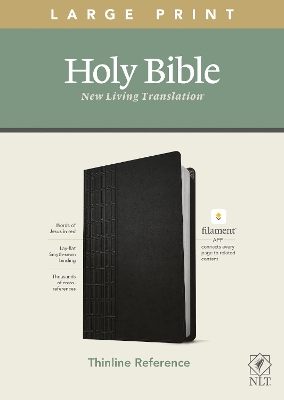 NLT Large Print Thinline Reference Bible, Filament Edition by Tyndale House