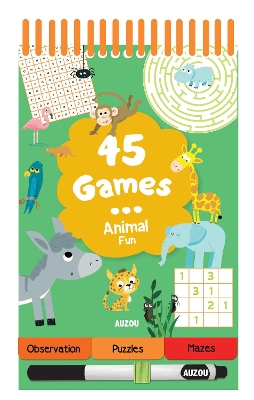 45 Games Animal Fun book