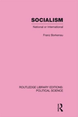 Socialism National or International book