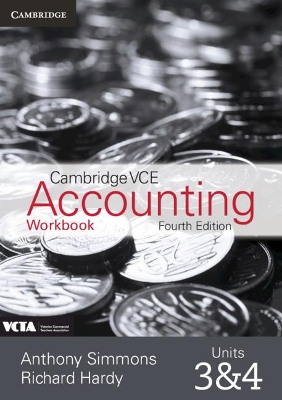 Cambridge VCE Accounting Units 3 and 4 Workbook book