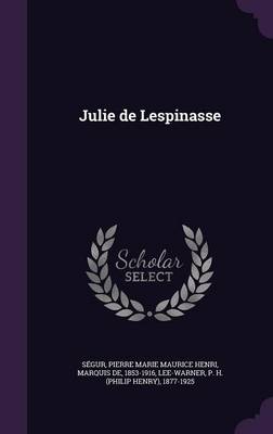 Julie de Lespinasse book
