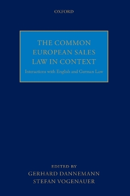 Common European Sales Law in Context book