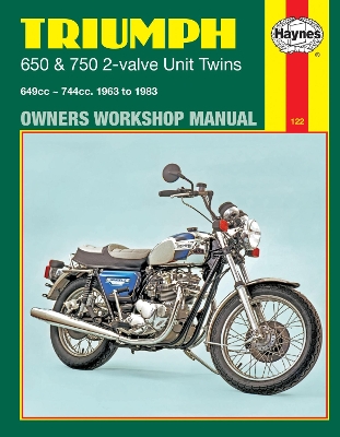 Triumph 650 and 750 4 Valve Unit Twins Owner's Workshop Manual book
