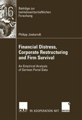 Financial Distress, Corporate Restructuring and Firm Survival book