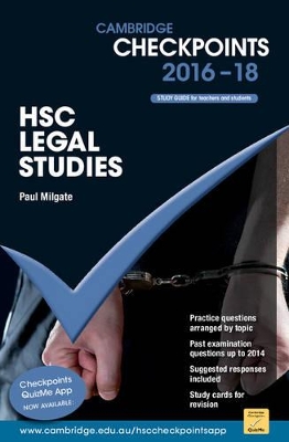 Cambridge Checkpoints HSC Legal Studies 2016-18 book