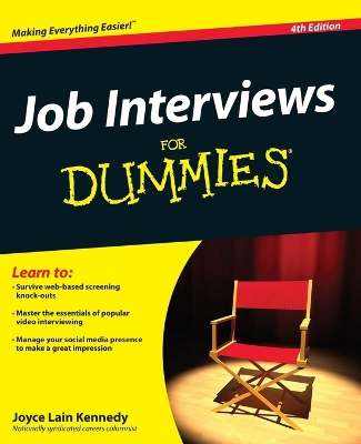 Job Interviews for Dummies, 4th Edition book