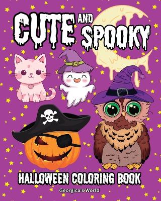 Cute and Spooky Halloween Coloring Book for Adults and Kids: Beautiful, Intriguing and Creepy Scenes for Everyone to Enjoy book