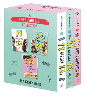 A Friendship List Collection 3-Book Box Set: 11 Before 12, 12 Before 13, 13 And Counting by Lisa Greenwald