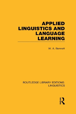 Applied Linguistics and Language Learning book