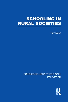 Schooling in Rural Societies book