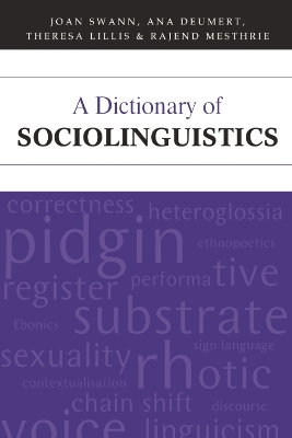 Dictionary of Sociolinguistics book