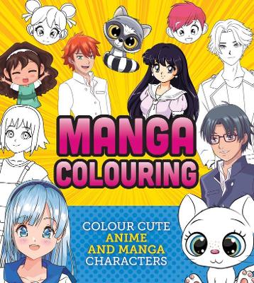 Manga Colouring Book book