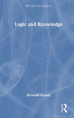 Logic and Knowledge book