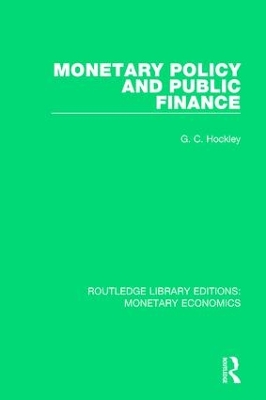 Monetary Policy and Public Finance book