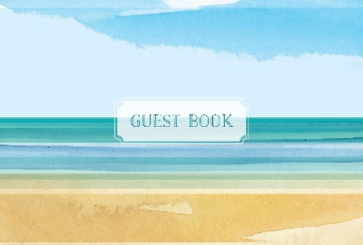 Guest Book Coastal Edition: Featuring Beautiful Coastal Illustrations book