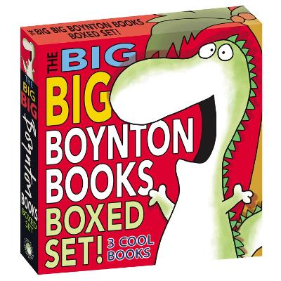 The The Big Big Boynton Books Boxed Set!: The Going to Bed Book; Moo, Baa, La La La!; Dinosaur Dance!/Oversized Lap Board Books by Sandra Boynton