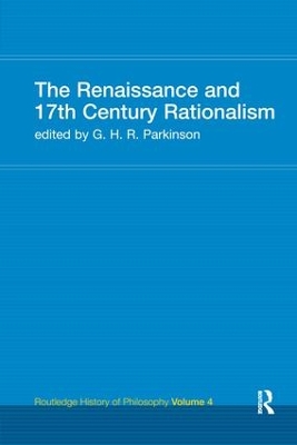 Renaissance and 17th Century Rationalism book