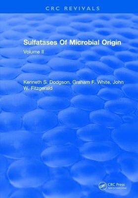 Sulfatases Of Microbial Origin book