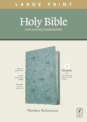 NLT Large Print Thinline Reference Bible, Filament Edition book