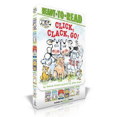 Click, Clack, Go! (Boxed Set): Click, Clack, Moo; Giggle, Giggle, Quack; Dooby Dooby Moo; Click, Clack, Boo!; Click, Clack, Peep!; Click, Clack, Surprise! by Doreen Cronin