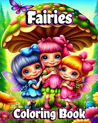 Fairies Coloring Book: For Kids with Mythical Fantasy Fairy Tale Designs and Beautiful Flowers pages book