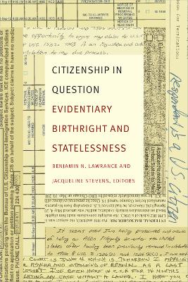 Citizenship in Question by Benjamin N. Lawrance