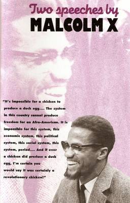 Two Speeches by Malcolm X book
