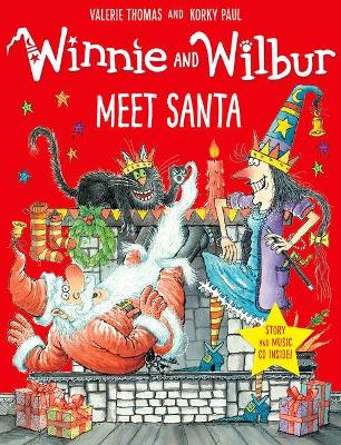 Winnie and Wilbur Meet Santa with audio CD by Valerie Thomas