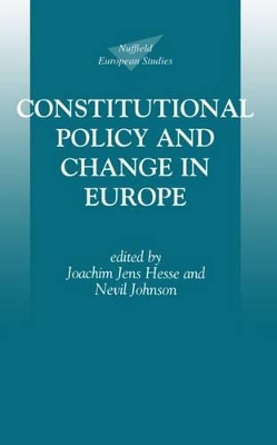 Constitutional Policy and Change in Europe book